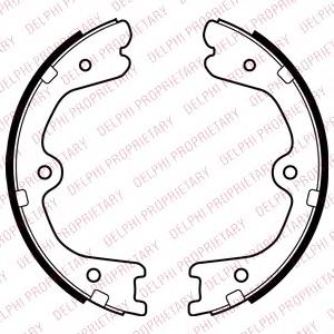 Колодки ручника LS2037 Delphi