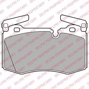Гальмівні колодки Delphi LP2235 ціна, від 40.88 USD