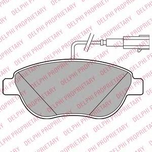 Тормозні колодки Delphi LP2240