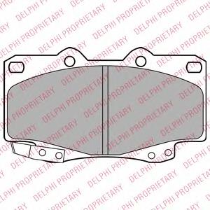Тормозні колодки Delphi LP2242