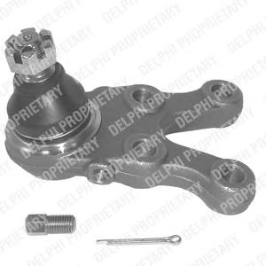 Кульова опора, нижня, ліва Delphi TC832 ціна, від 24.21 USD