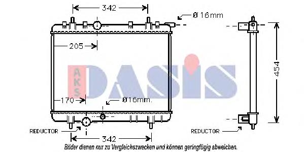 Радіатор кондиціонера салонний, випарник 820099N Dasis