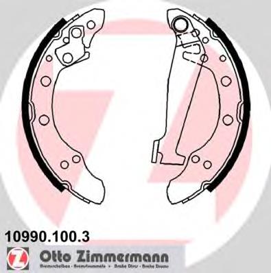 Колодки гальмові задні, барабанні Zimmermann 109901003 ціна, від 15.35 USD