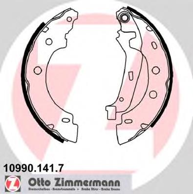 Колодки гальмові задні, барабанні Zimmermann 109901417 ціна, від 17.98 USD