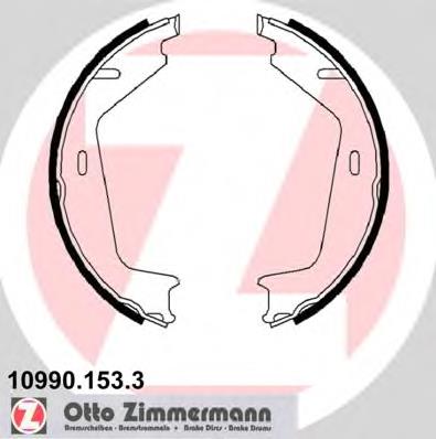 Колодки ручника / стоянкового гальма Zimmermann 109901533 ціна, від 22.68 USD