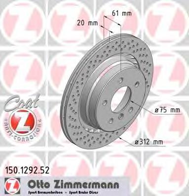 Гальмівні диски 150129252 Zimmermann