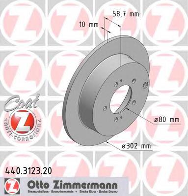 440312320 Zimmermann Дискові гальма