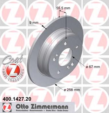 Задні дискові гальма Zimmermann 400142720 ціна, від 19.98 USD