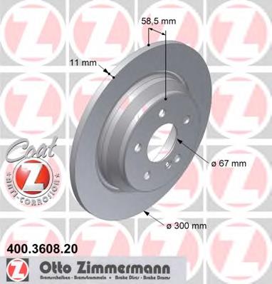 400360820 Zimmermann Дискові гальма