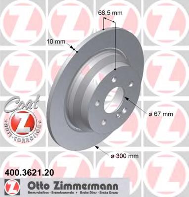Гальмівні диски 400362120 Zimmermann