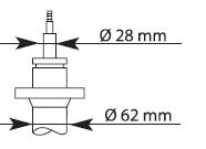 Амортизатор передній 635807 Kayaba