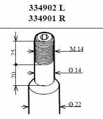 Купити 334902 Kayaba Амортизатора передній лівий