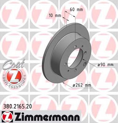 Задні дискові гальма Zimmermann 380216520 ціна, від 28.11 USD