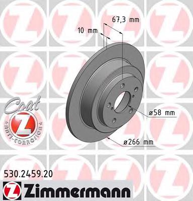 Гальмівні диски 530245920 Zimmermann