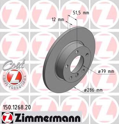 Купити 150126820 Zimmermann Ротор гальмівний