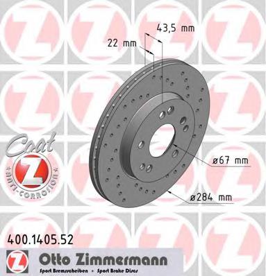 Купити 400140552 Zimmermann Ротор гальмівний