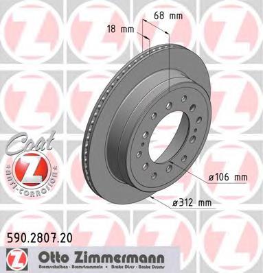 590280720 Zimmermann Дискові гальма