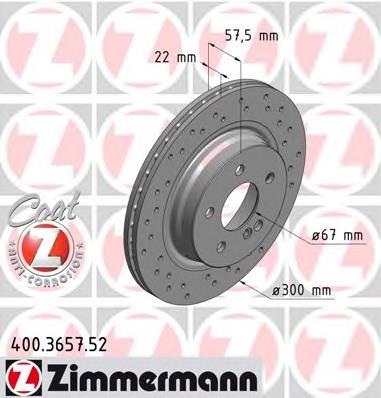 Задні дискові гальма Zimmermann 400365752 ціна, від 54.94 USD