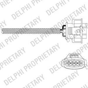 Лямбда датчик кисню Delphi ES2033912B1 ціна, від 22.76 USD