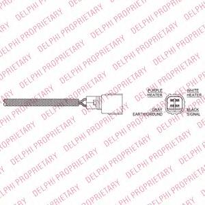 Лямбдазонд, датчик кисню ES2011811B1 Delphi