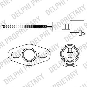 Лямбдазонд, датчик кисню до каталізатора ES1022612B1 Delphi