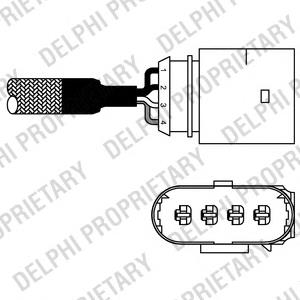 Лямбда датчик кисню Delphi ES1098112B1 ціна, від 47.78 USD