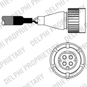 Лямбда датчик кисню Delphi ES1098612B1 ціна, від 73.05 USD