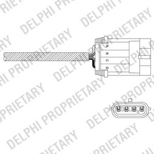 Лямбда зонд, датчик кисню до каталізатора Delphi ES1105612B1
