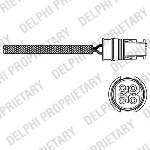 Лямбдазонд, датчик кисню до каталізатора ES2027412B1 Delphi
