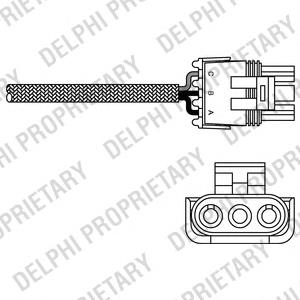 Лямбда датчик кисню Delphi ES1096912B1 ціна, від 43.98 USD