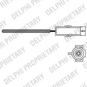 Лямбдазонд, датчик кисню ES1096612B1 Delphi