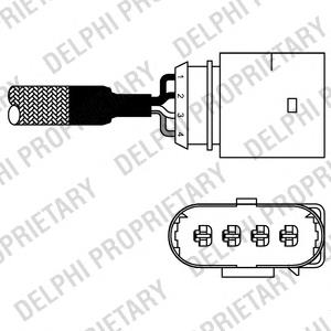 Лямбда датчик кисню Delphi ES1097812B1 ціна, від 48.72 USD