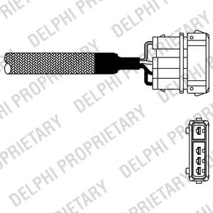 Лямбда зонд, датчик кисню до каталізатора Delphi ES1097612B1