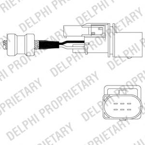 Купити ES1092112B1 Delphi Лямбдазонд, датчик кисню до каталізатора