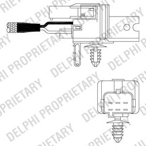 Лямбда датчик кисню Delphi ES1092312B1 ціна, від 79.70 USD