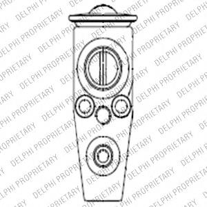 Клапан TRV, кондиціонера 13265194 Opel