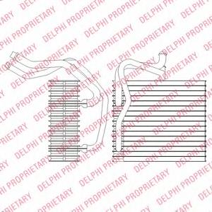 Випаровувач кондиціонера TSP0525198 Delphi