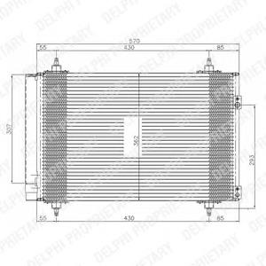 Конденсатор кондиціонера Delphi TSP0225548 ціна, від 70.94 USD