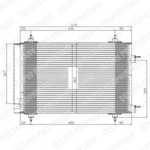 Конденсатор кондиціонера Delphi TSP0225549 ціна, від 73.89 USD