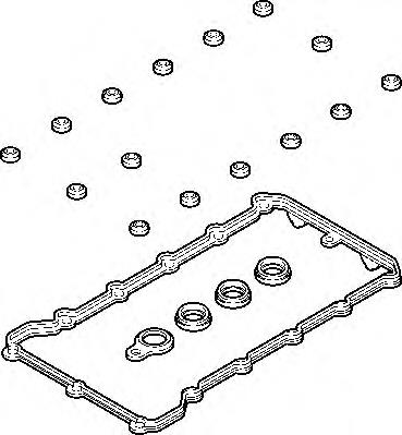Прокладка клапанної кришки двигуна 135391 Elring