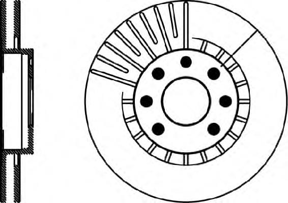 52415 HELLA-PAGID диск гальмівний передній