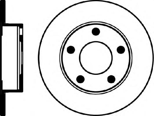 53952 HELLA-PAGID диск гальмівний задній