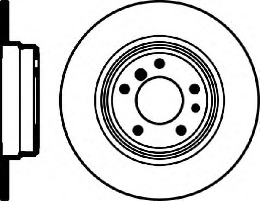 50416 HELLA-PAGID диск гальмівний задній