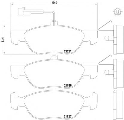 Гальмівні колодки HELLA-PAGID T1095 ціна, від 18.67 USD