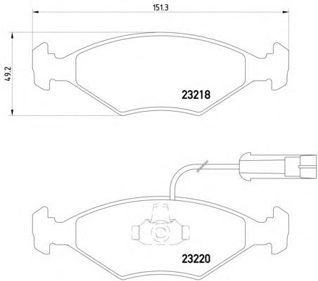 Колодки гальмівні передні, дискові T1148 HELLA-PAGID