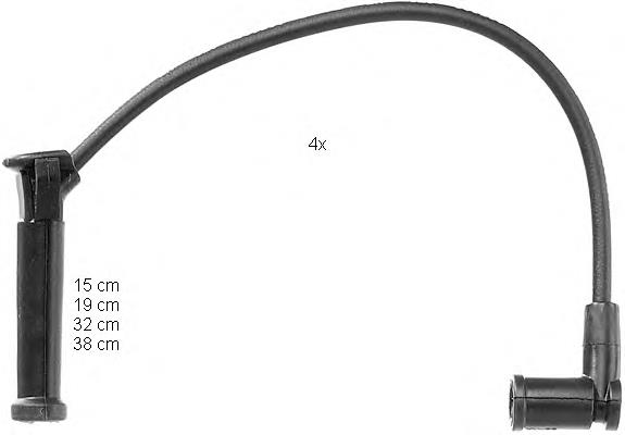Дроти запалювання Beru ZEF1114 ціна, від 21.53 USD