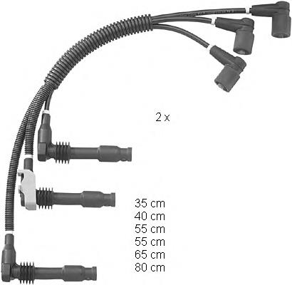 Дроти запалювання Beru ZEF1235 ціна, від 41.21 USD