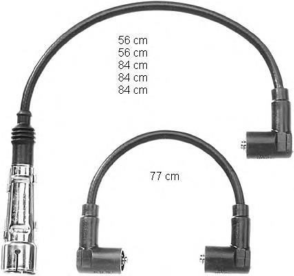 Дроти запалювання Beru ZEF707 ціна, від 59.24 USD