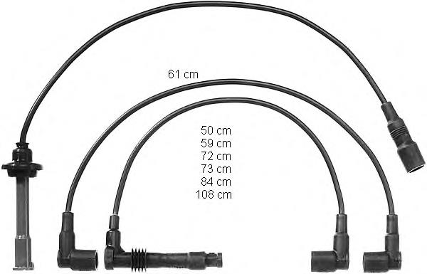 Дроти запалювання Magneti Marelli MSK524 ціна, від 134.25 USD