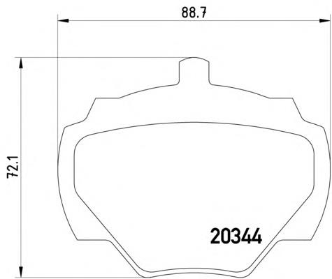 Колодки гальмові задні, дискові T0047 HELLA-PAGID